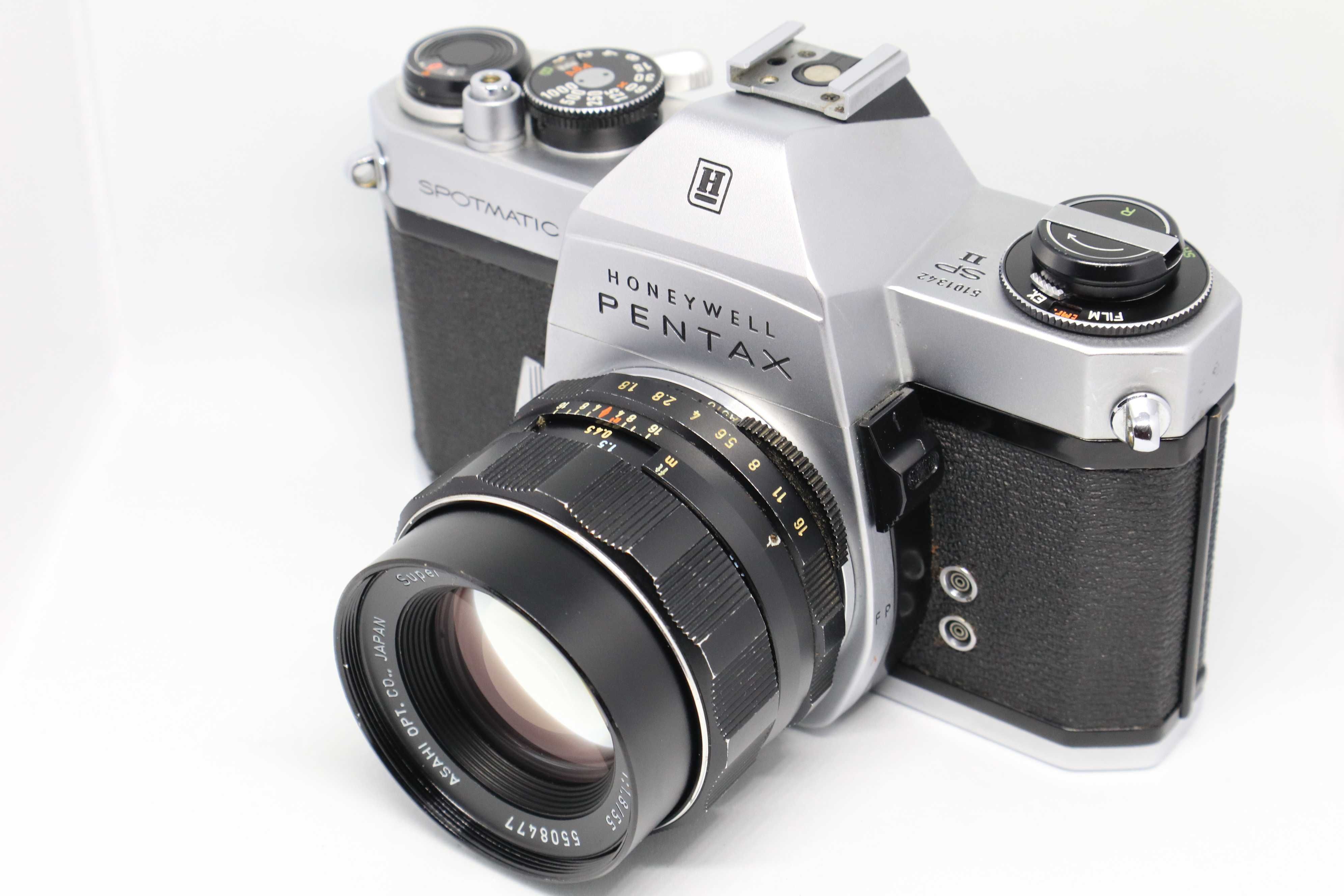 SLR Pentax Spotmatic SPII + Super-Multi-Coated Takumar 55mm 1:1