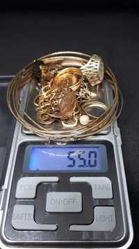 Złoto biżuteria 585 pierścionek złota bransoletka kolekcja 750 sygnet