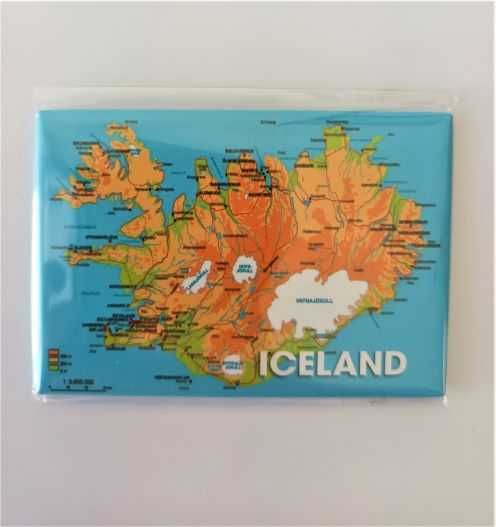Sprzedam magnes na lodówkę - Islandia mapa