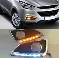 Hyundai IX35 LED ledy światła do jazdy dziennej DRL halogen
