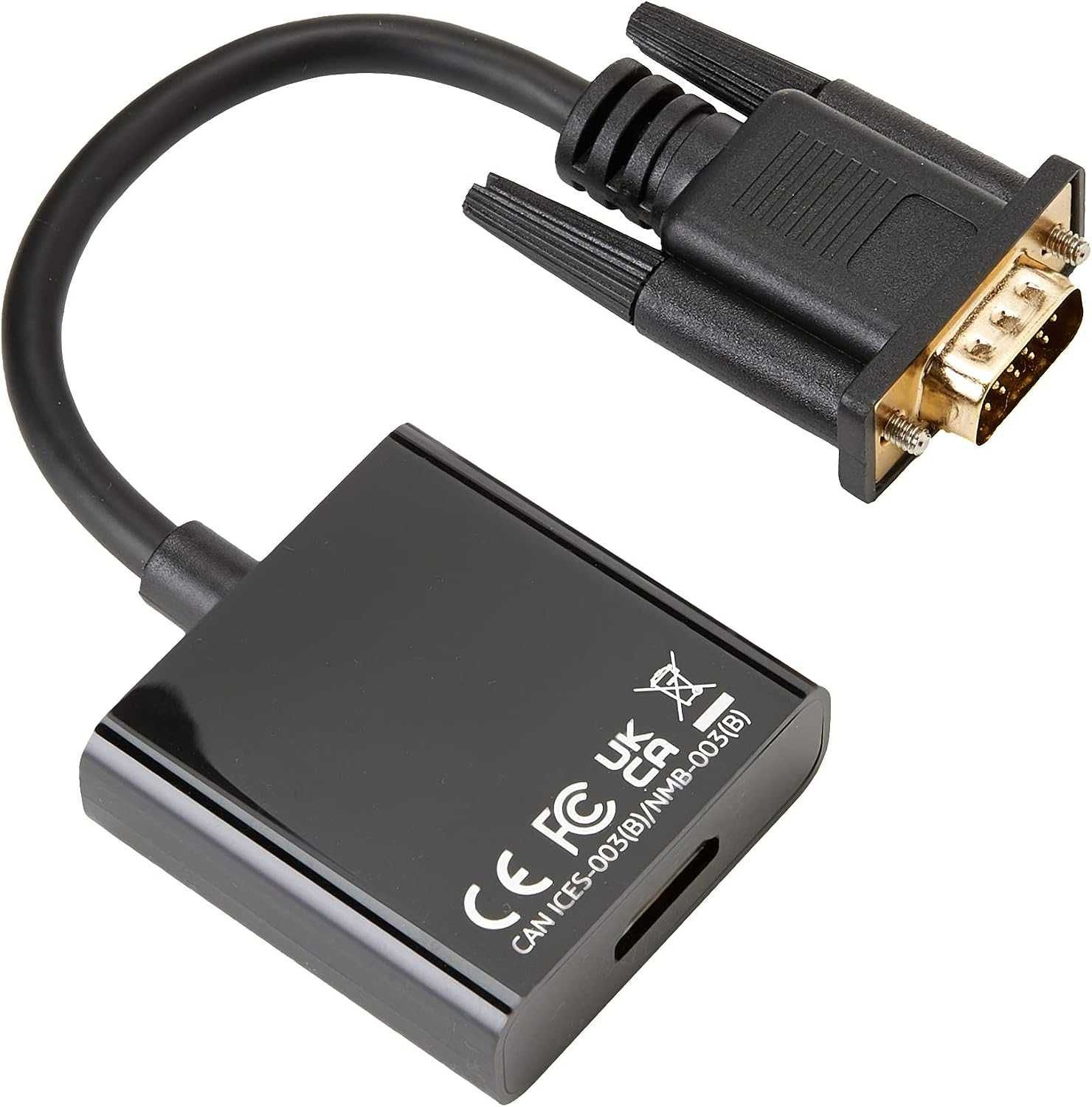 Amazon Basics przejściówka HDMI – VGA z portem audio