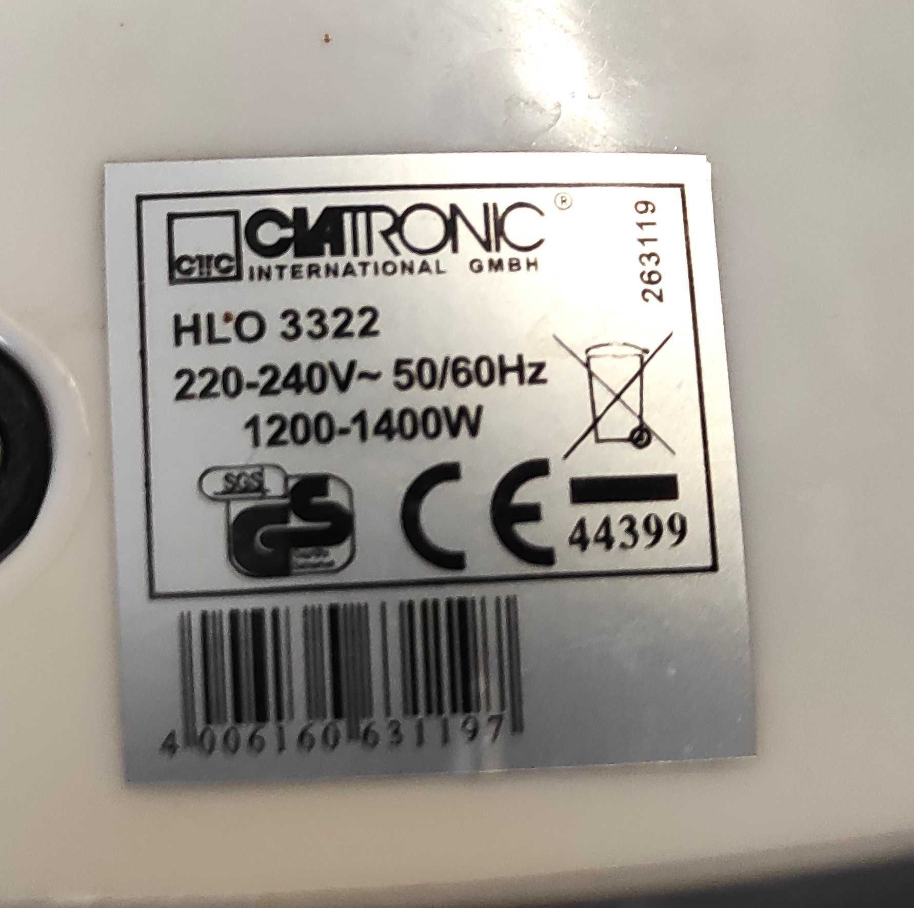 Piekarnik konwekcyjny halogenowy 1400 W 17 L