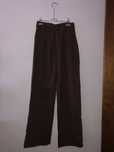 Calças Stradivarius wide leg castanhas