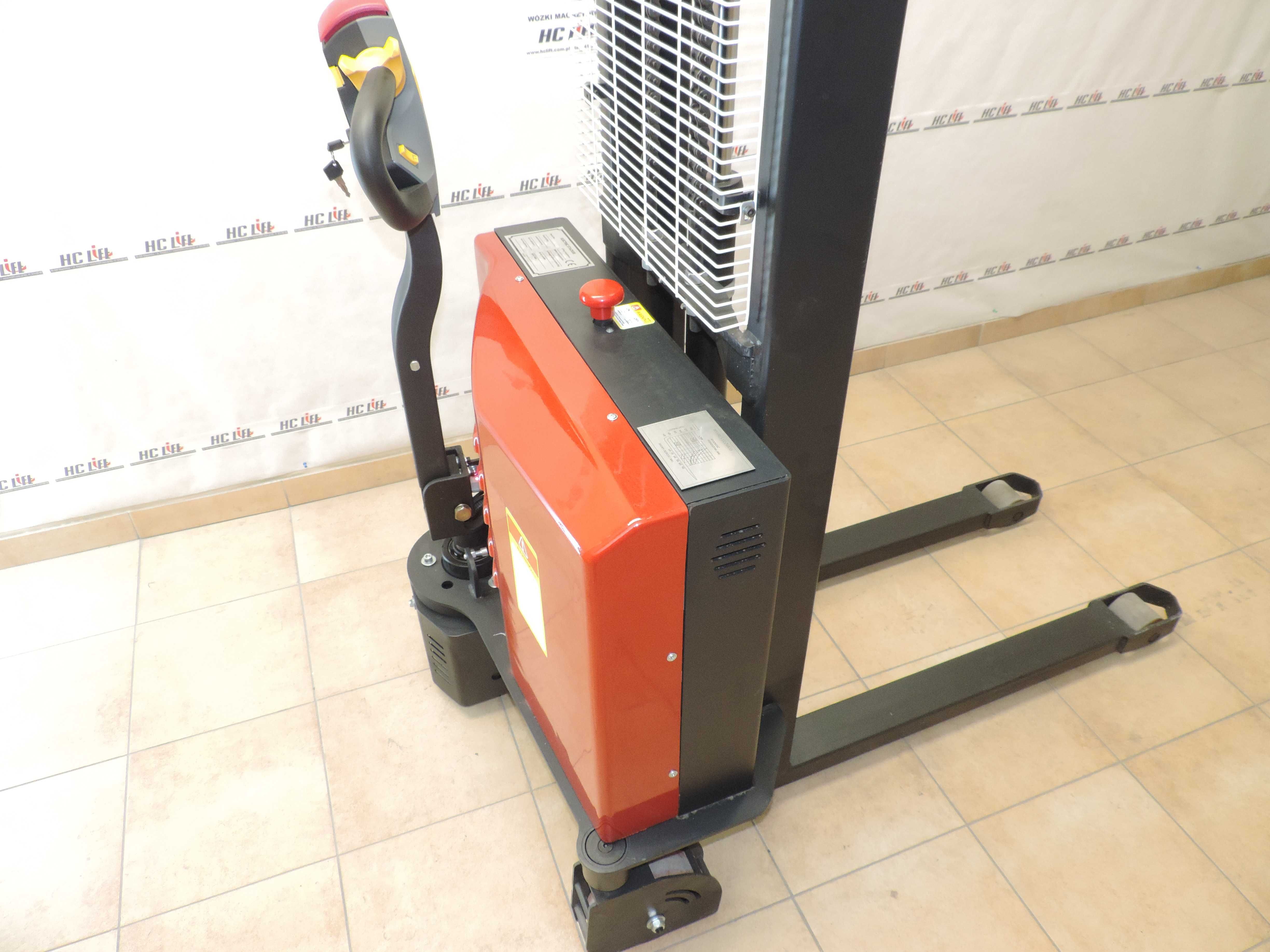 Wózek paletowy podnośnikowy elektryczny PWS10S-1600mm 1000kg