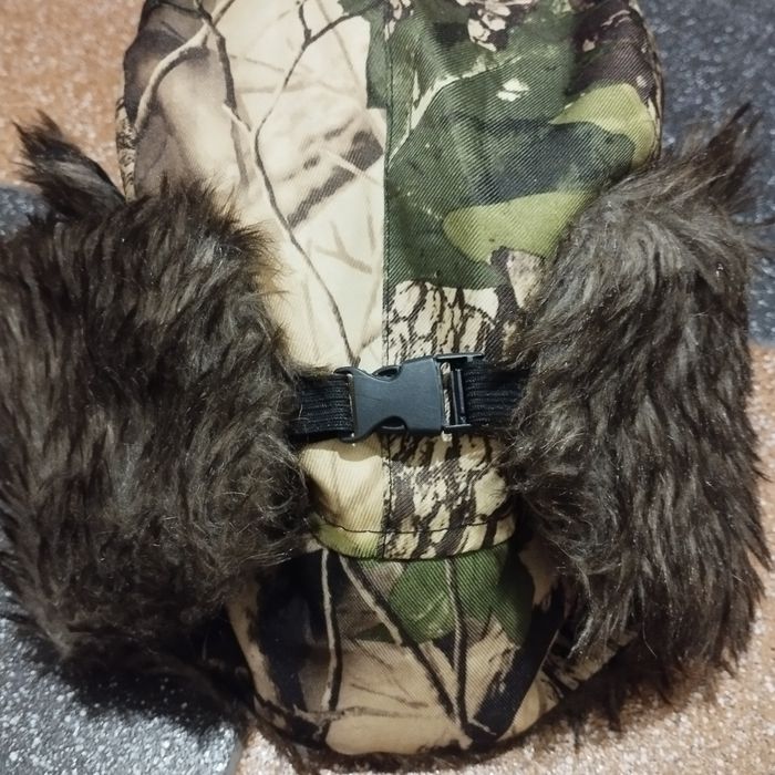 rap шапка ушанка camo