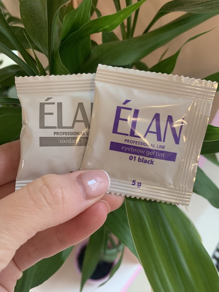 Farba Żelowa do Brwi ELAN 01 black 5G+5G OXID