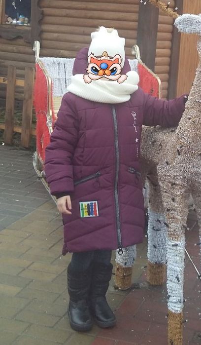 Зимова куртка на дівчинку