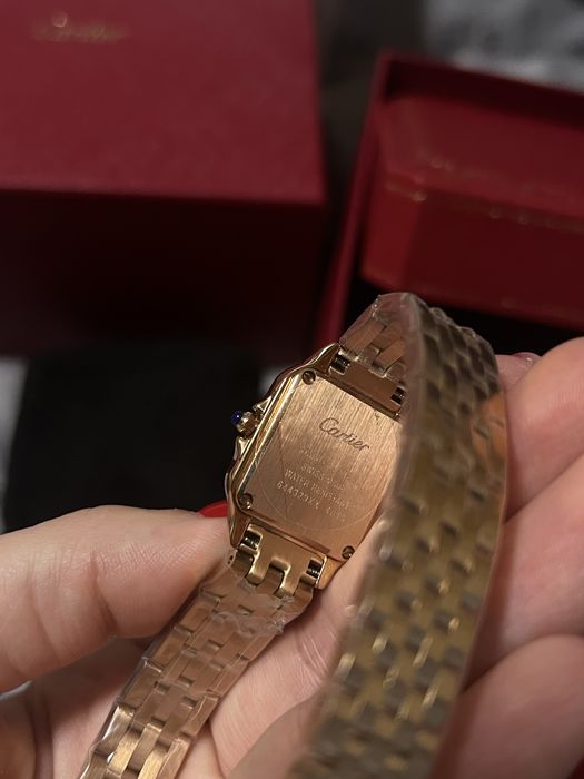 Cartier часы Ballon Bleu Watches золотые мини полный комплект