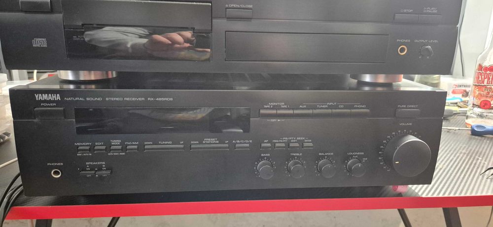 Zestaw Yamaha Amplituner RX-485 RDS, CD-CDX-890