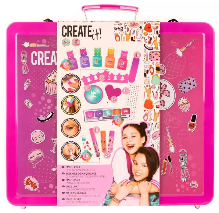 Create it! Zestaw make-up i manicure w walizce. Canenco