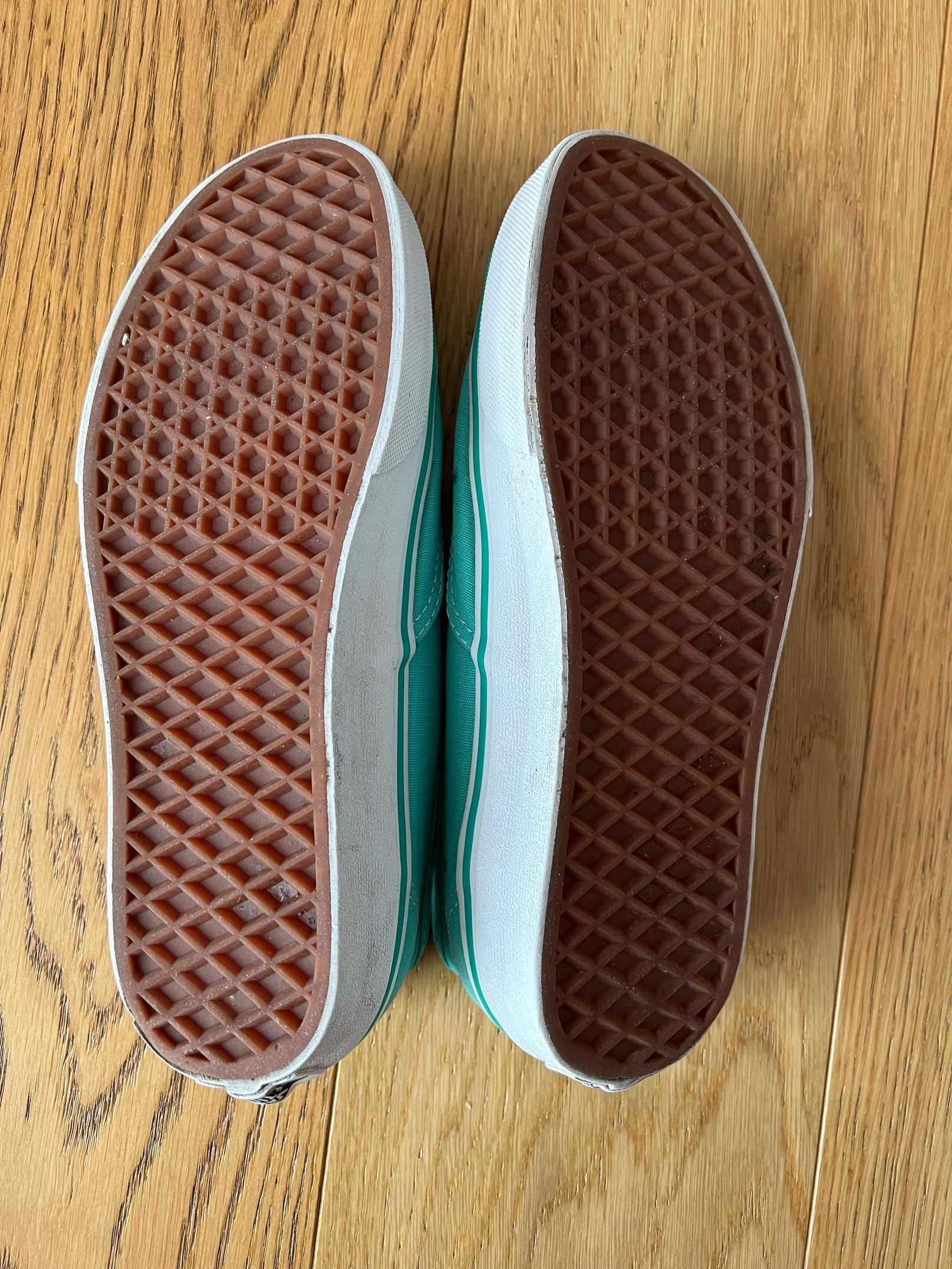 Turkusowe niskie trampki (Authentic), Vans - rozmiar 38