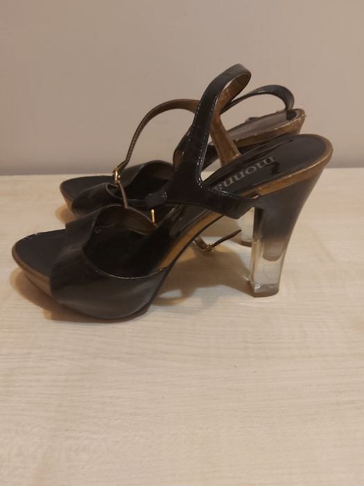 Szpilki Monnari z przezroczystym obcasem 37