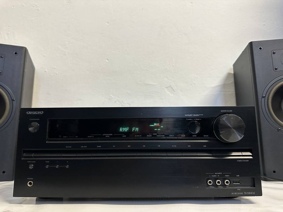 5.1 AV Amplifier Onkyo TX-NR414, HDMI, USB, 3D, LAN