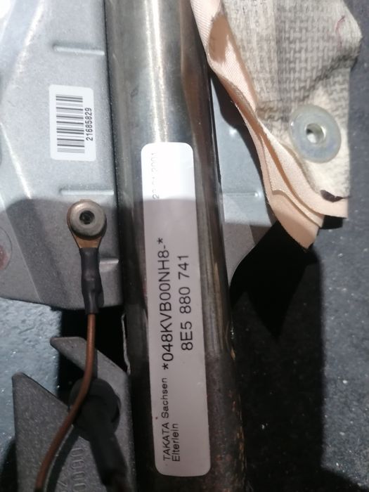 Cortinas de arbag audi A4 b6 ANO DE 2002