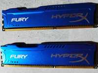 Pamięć RAM DDR3 HyperX 8GB (2x4GB) 1600MHz CL10 Fury Blue IDEAŁ