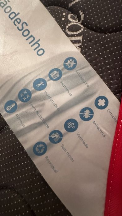 Colchão aloe vera novo .