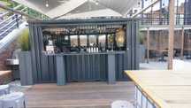 Snack-bar em contentor para entrega rápida
