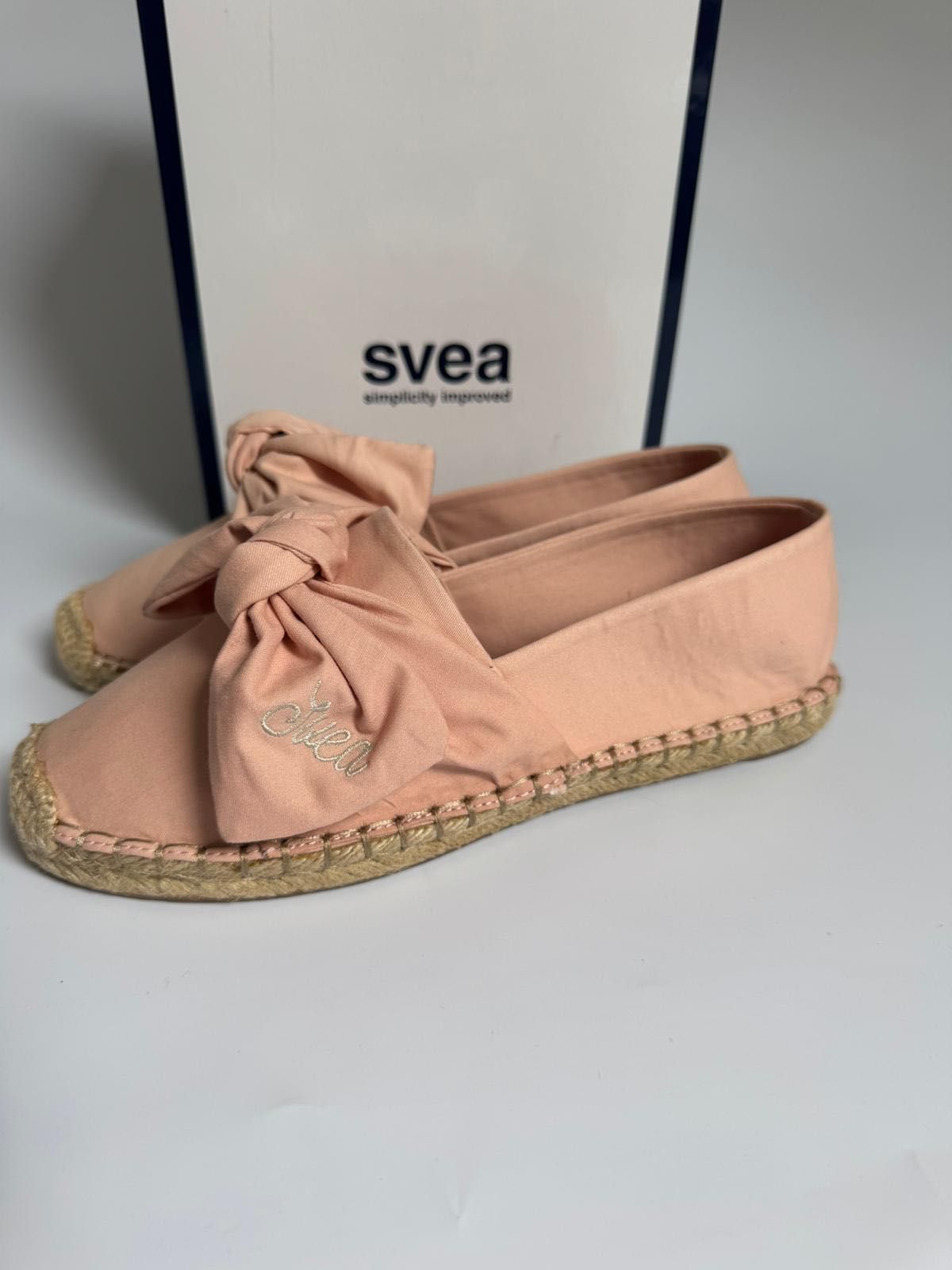 Nowe damskie espadryle SVEA różowe 37