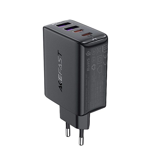 Ładowarka Acefast A61 Pd 45w GaN 2 x Usb-c + 2 x Usb-a z 4 portami - c