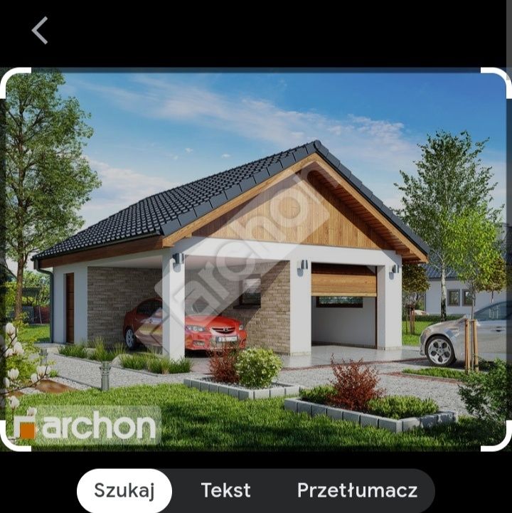 Projekt garażu Archon dwa stanowiska