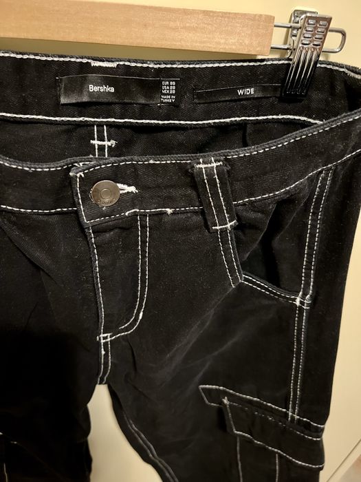 Spodnie męskie , czarne Bershka, rozm.36