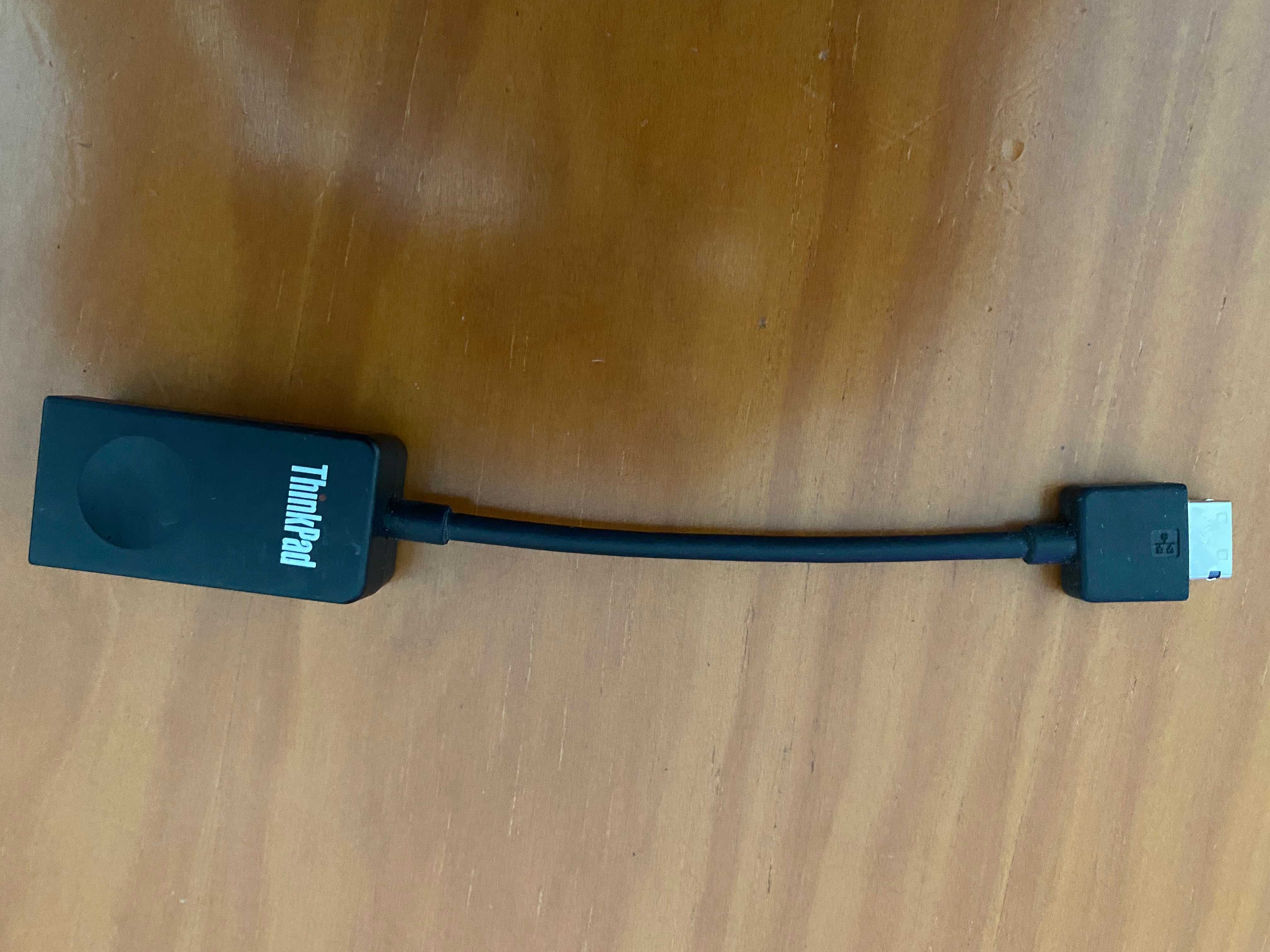 Lenovo ThinkPad Ethernet Extension Adapter Gen 2 Cabo Adaptador