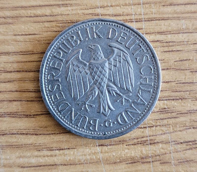 1 Deutsche Mark rok 1990 Moneta