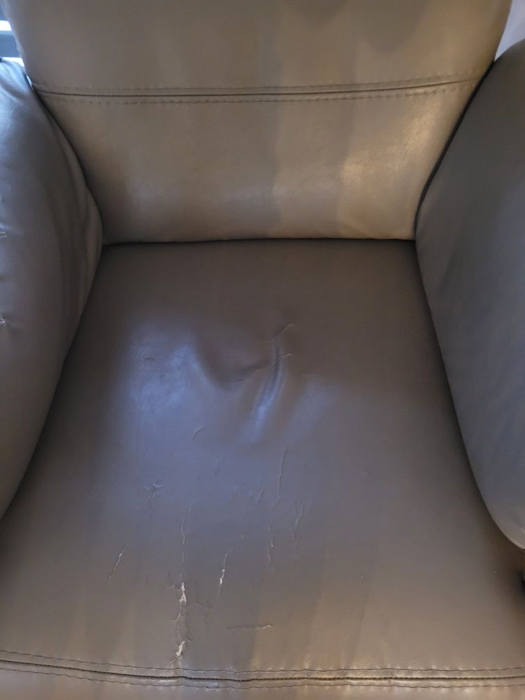 Sofa fotel pufa skóra