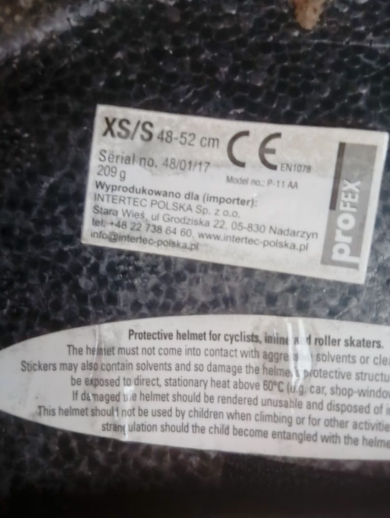 Kask dla dziewczynki r xs