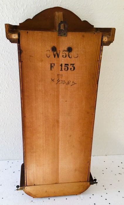 Uroczy Zegar Wiszący Gustav Becker Tarcza Tłoczona