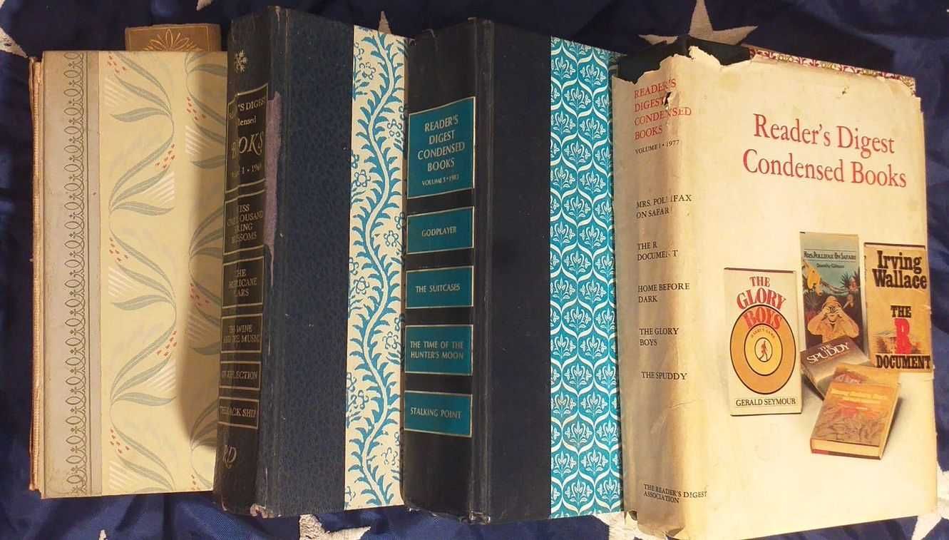 4 książki Reader's Digest Condensed Books USA