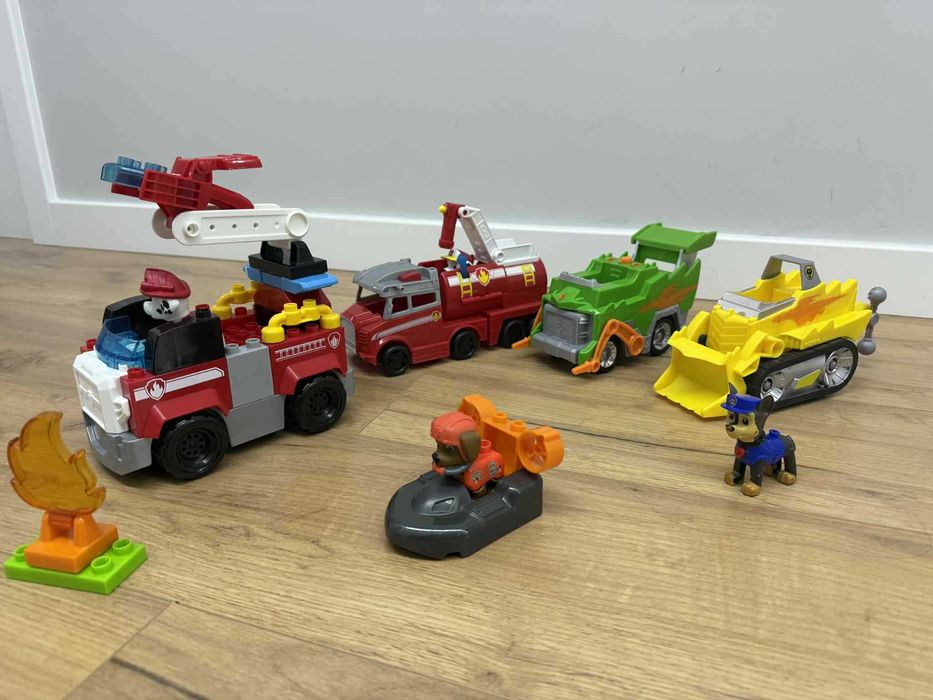 Psi Patrol zestaw autek