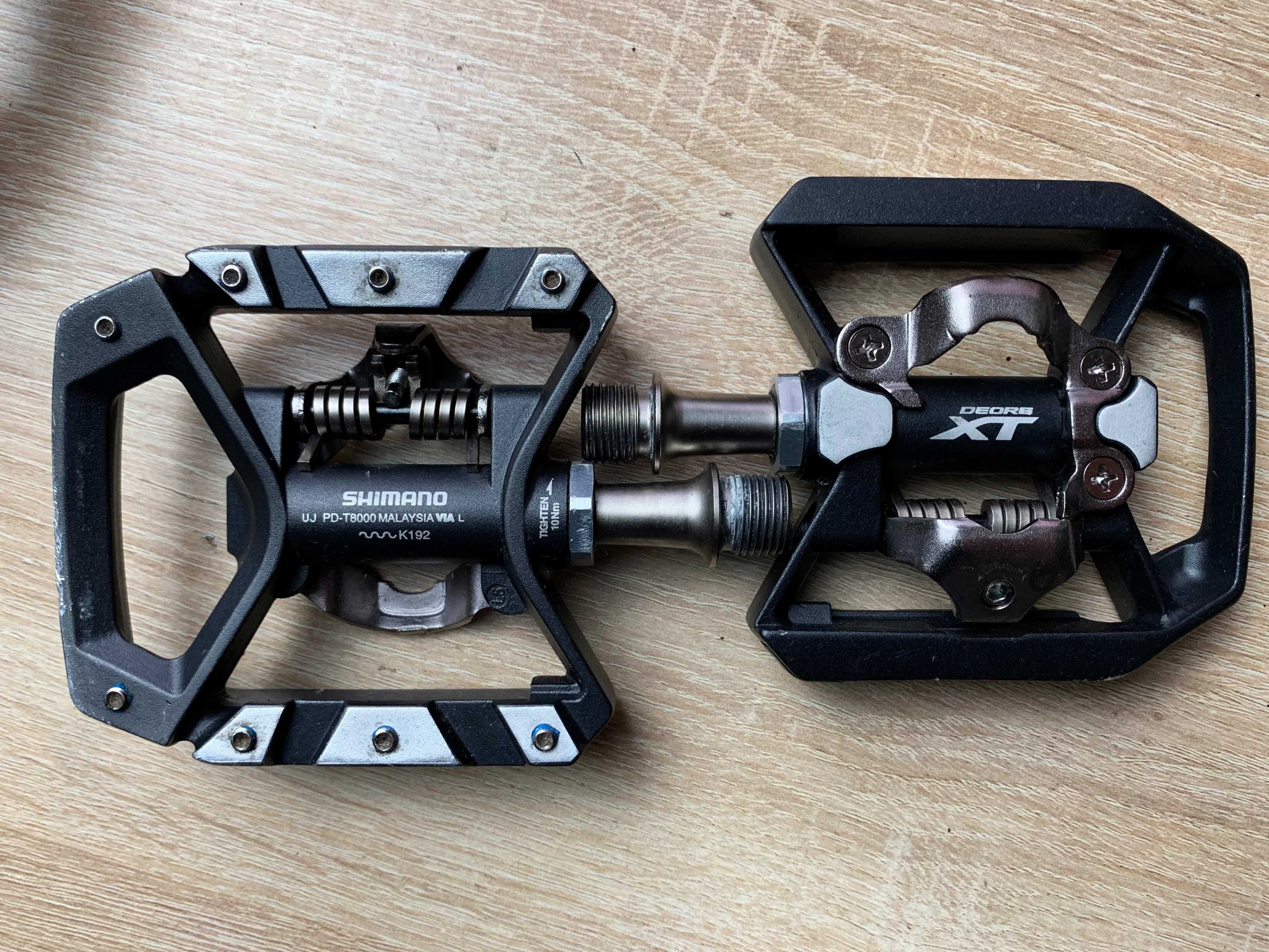 Педалі мтб, платформи, контакти, томпталки  Shimano, Cube