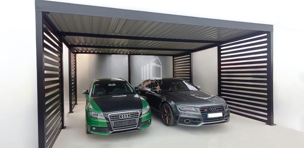 Carport Premium Wiata Samochodowa 6X6 Antracyt Id947