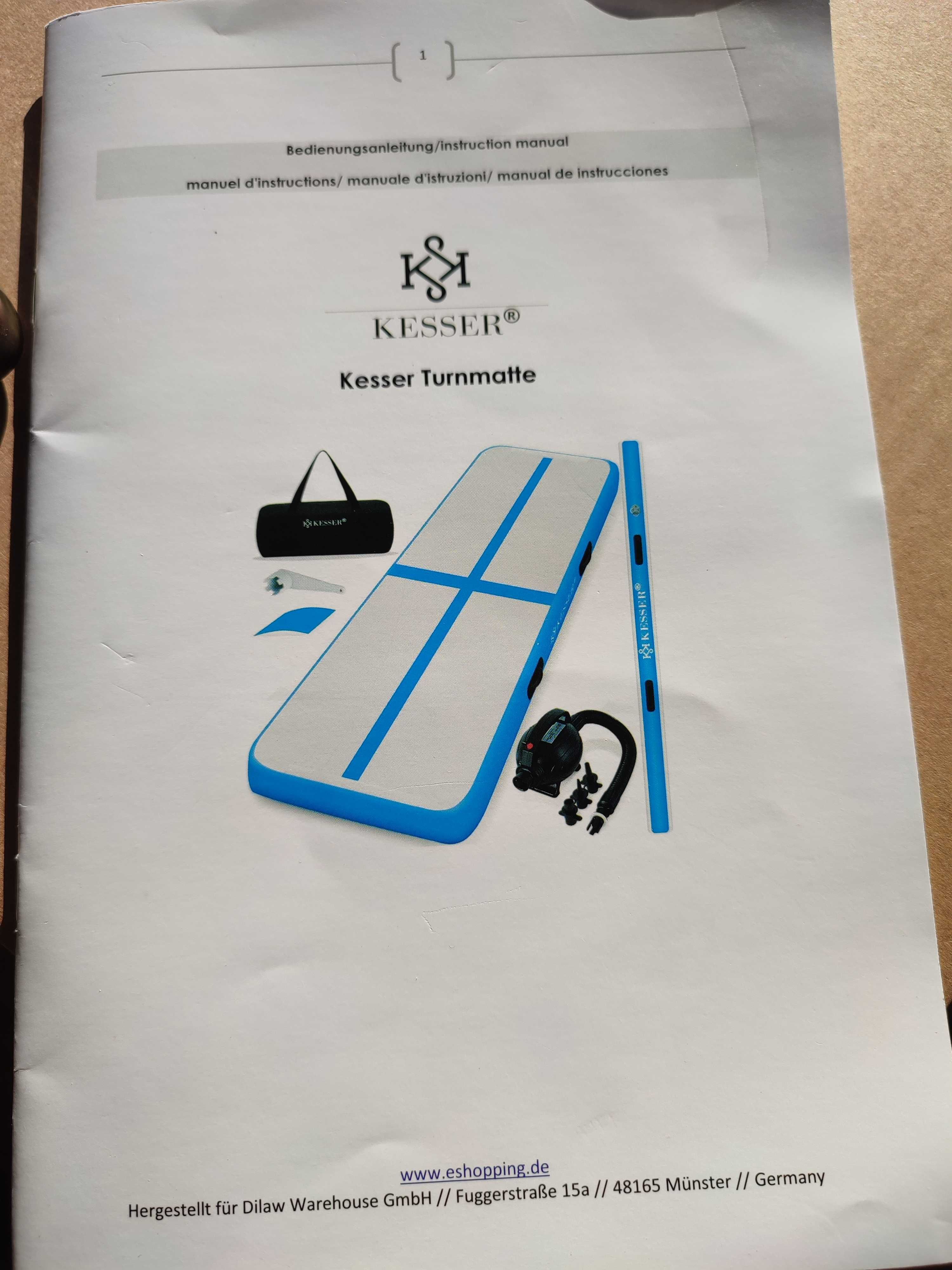 Materac kesser ,1x3  gimnastyczny