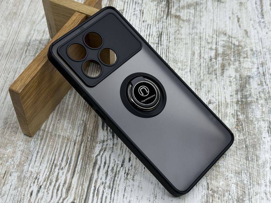 Чехол противоударный на Xiaomi Poco X6 Pro/ X7 Pro Кольцо. Чохол