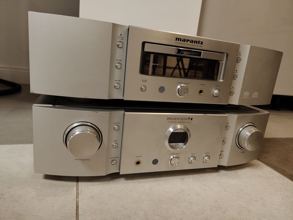 Wieża 3x Marantz CD wzmacniacz tuner SA-15S1+PM-15S1+ST-15S1