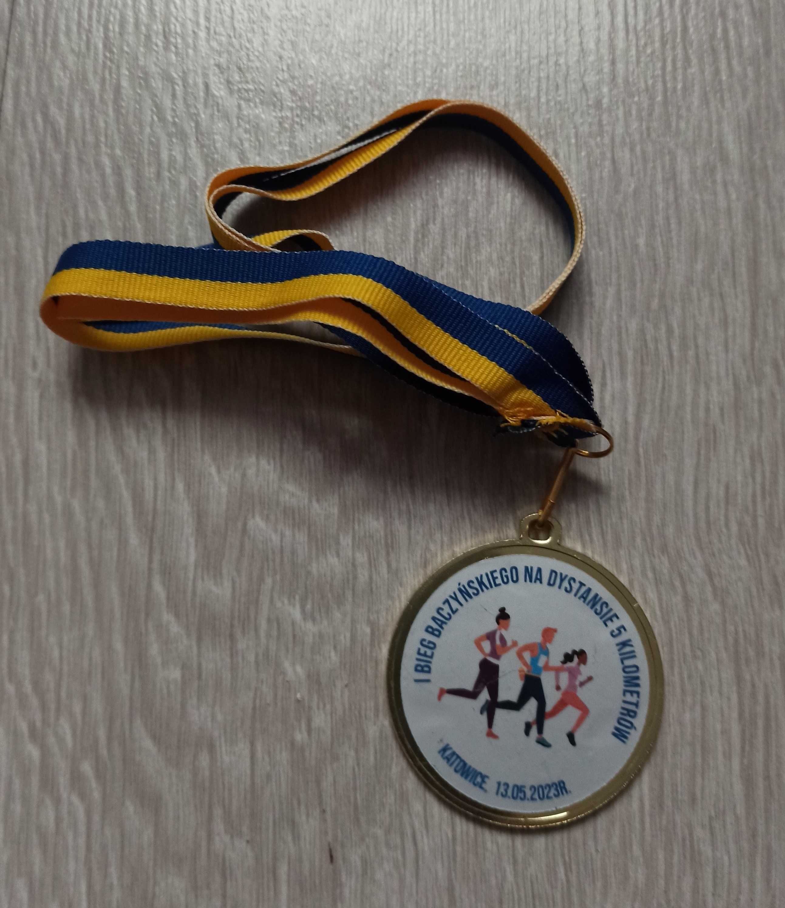 medal z biegu I Bieg Baczyńskiego 13.05.2023 r.