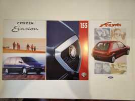 Catálogos de automóveis dos anos 90