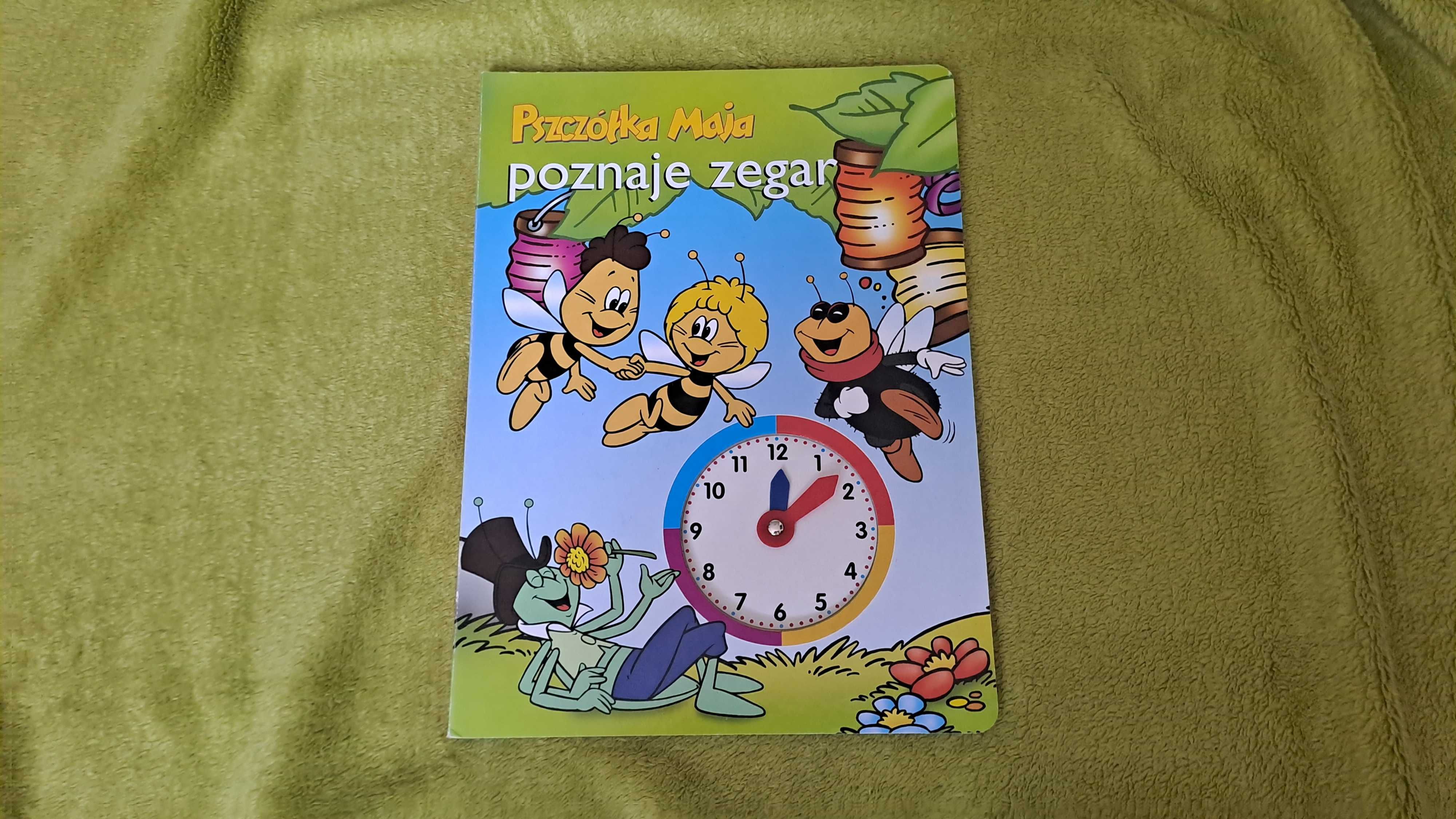 książka dla dzieci, pszółka Maja poznaje zegar