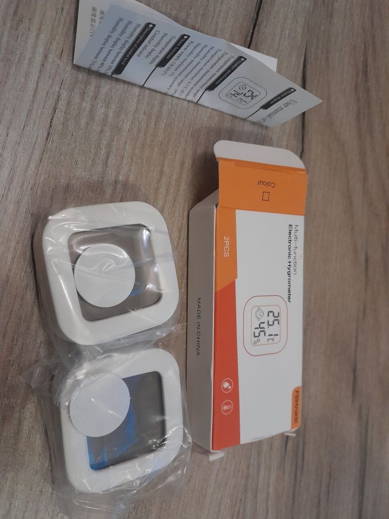 2 szt. Termometr higrometr cx-0726 z baterią