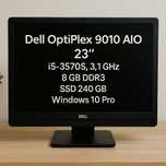Komputer Dell OptiPlex 9010 23" AIO i5, 8GB RAM, 240GB SSD, Win10 Pro