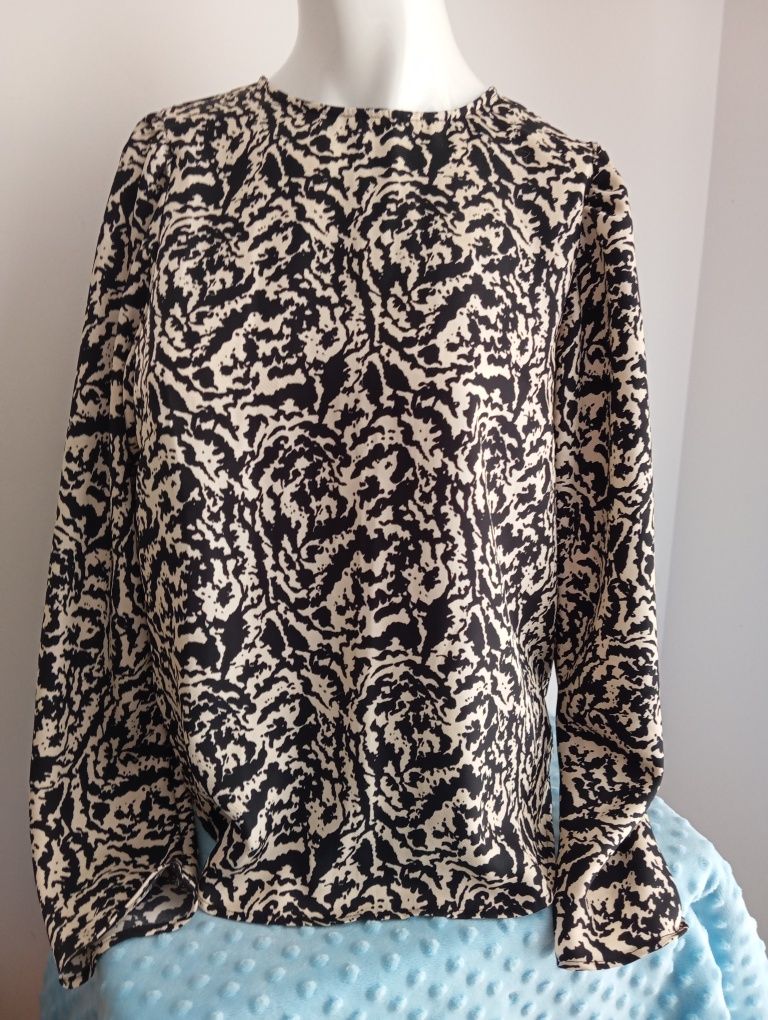 Bluzka w zwierzęcy print rozmiar M H&M