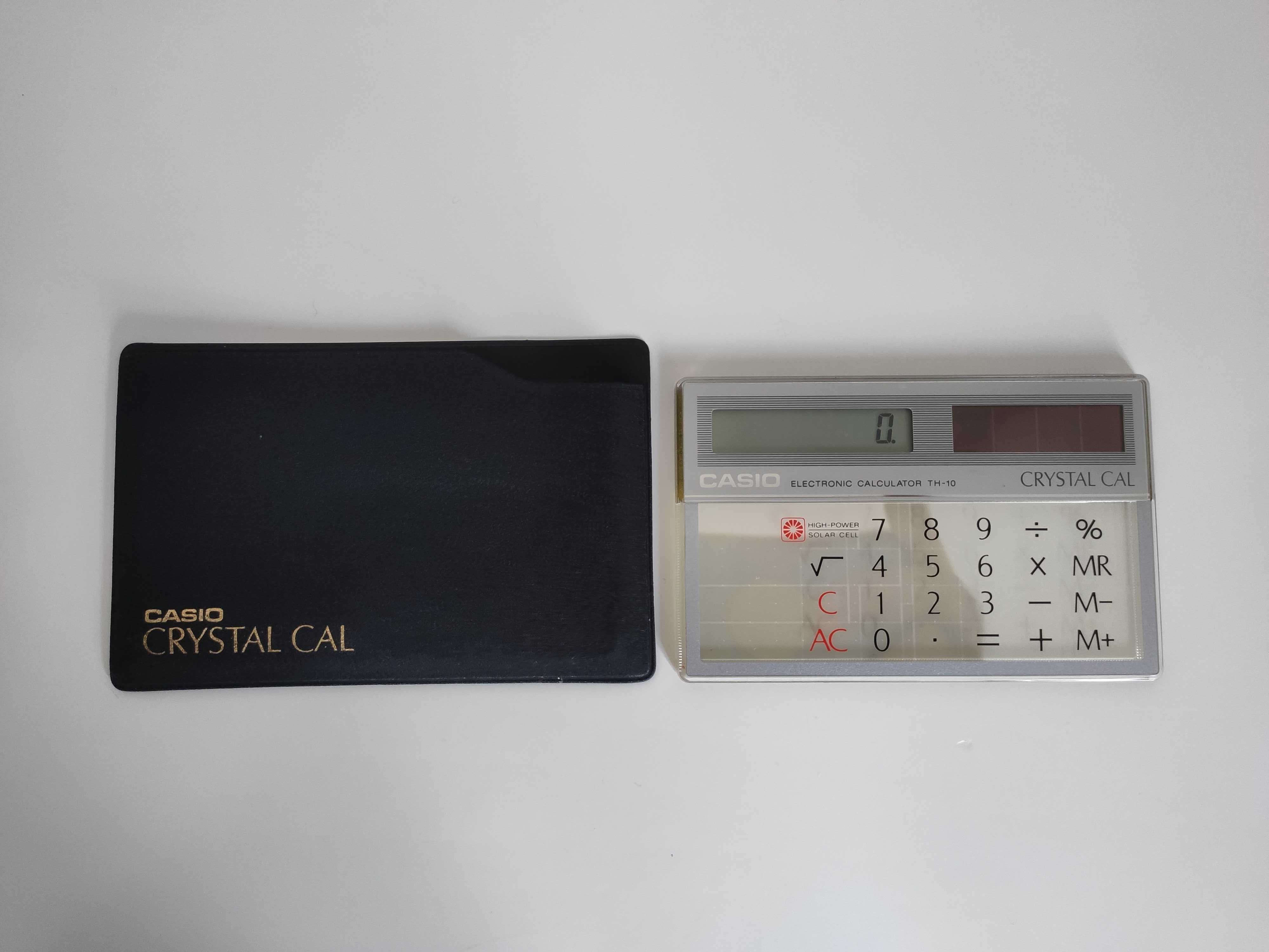 Calculadora Casio TH-10 "Crystal Cal" Calculator | RetroTech |Clássico