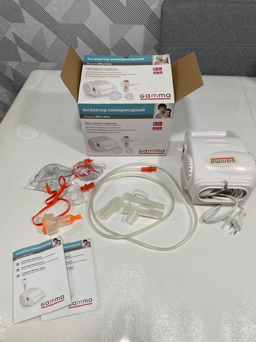 Компресорний інгалятор Gamma Effect
New - компактний небулайзер