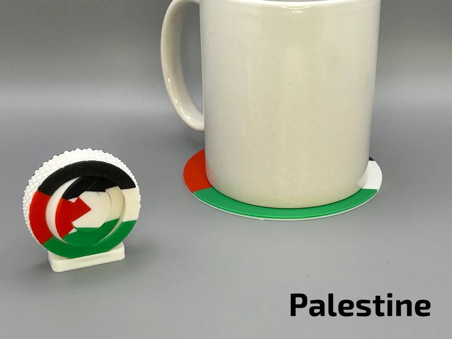 Spinner Fidget Bandeira Palestina Texturizada