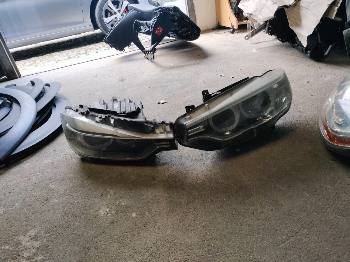 Faróis da frente BMW f 30 tem suporte