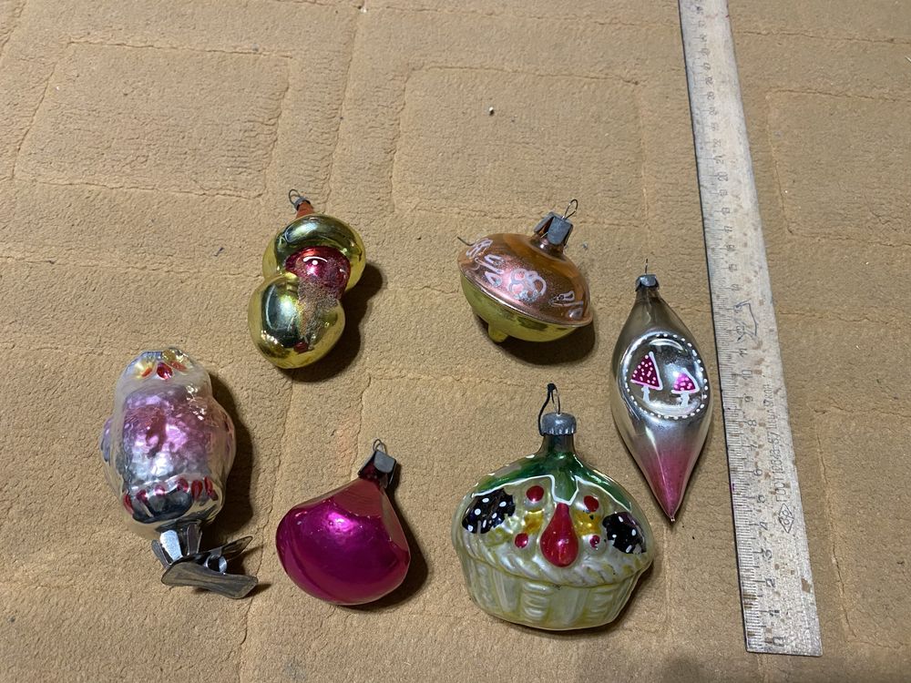 Елочные игрушки СССР