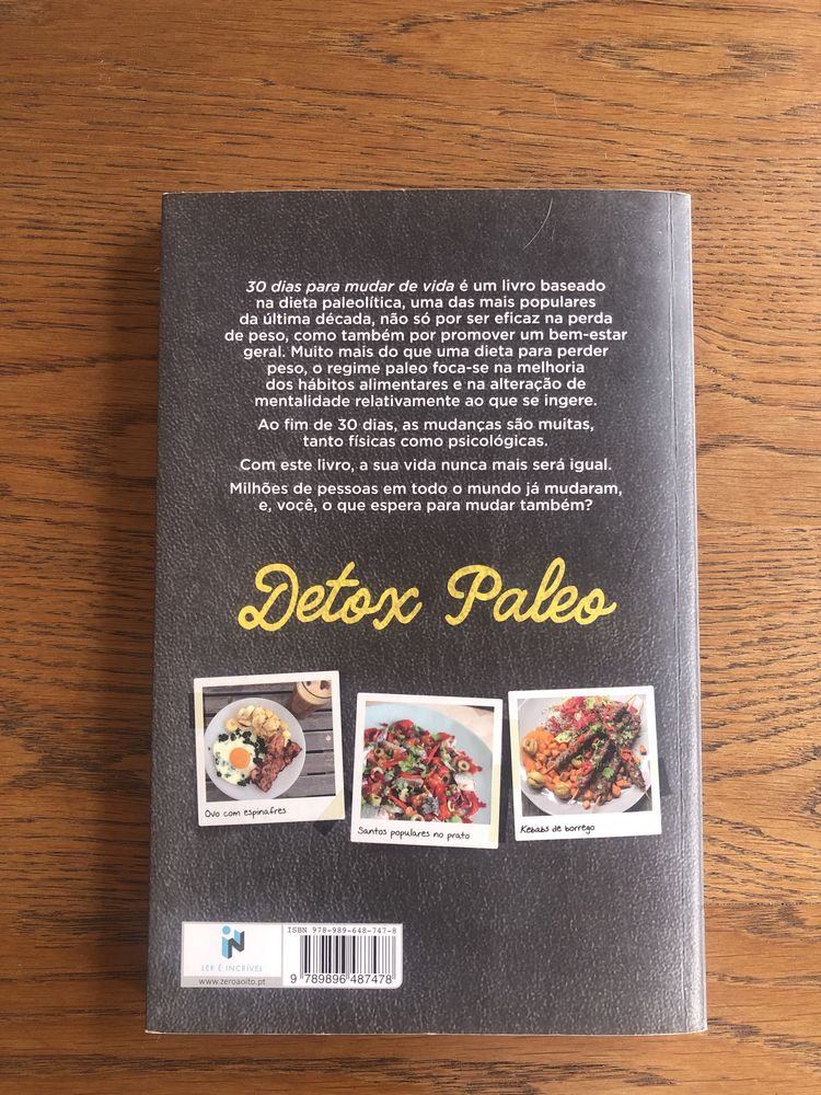 Livro de receitas Detox Paleo