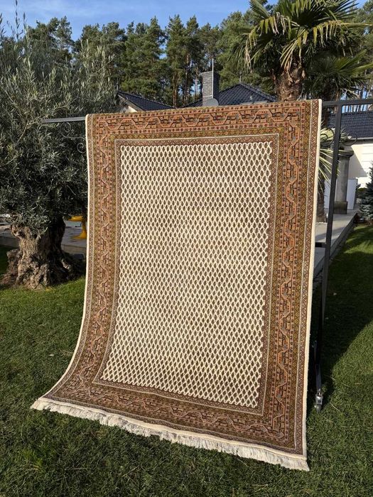 Nowy Dywan Perski Wełniany Kaszmirowy Indo Mir 260x165 galeria 13 tyś